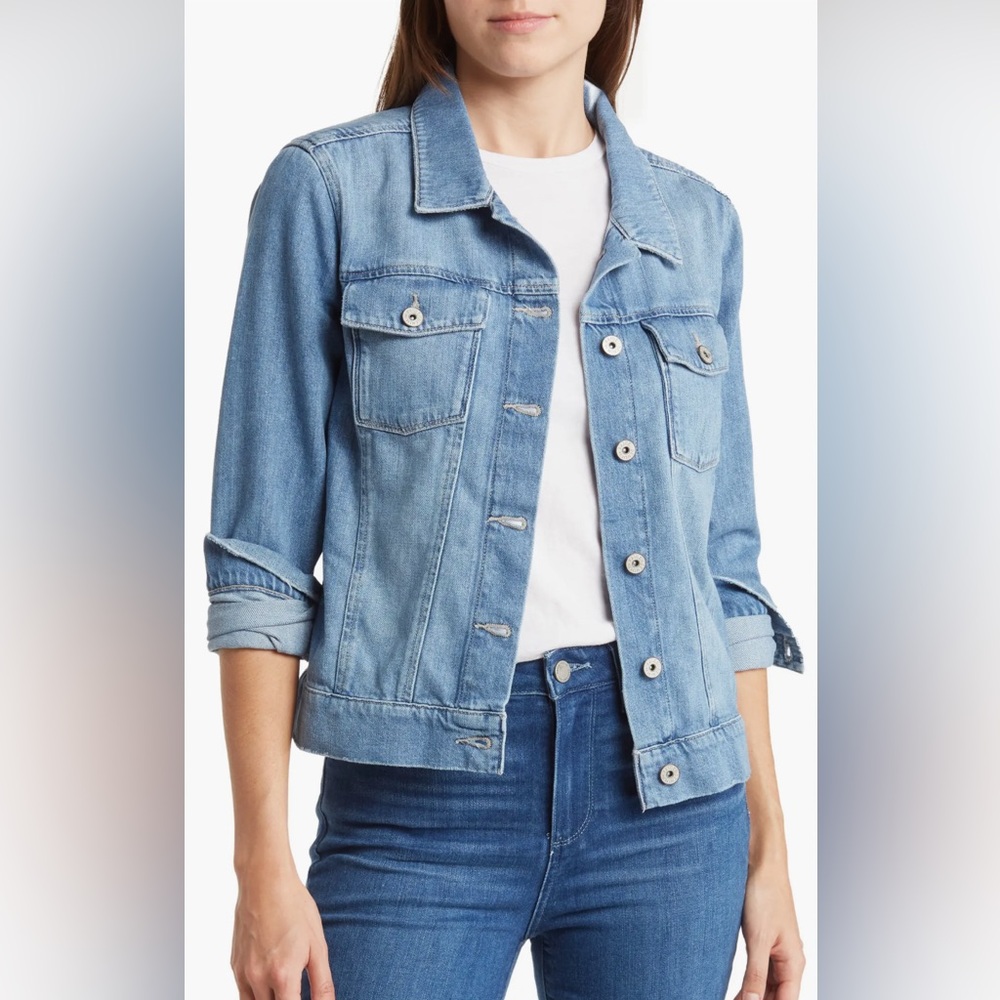 Paige Women's Denim Jacket Size Small - Blue